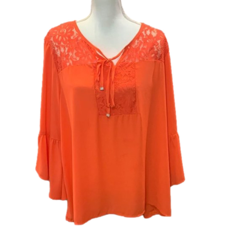 Est. 1946 Bell Sleeve Lace Top
